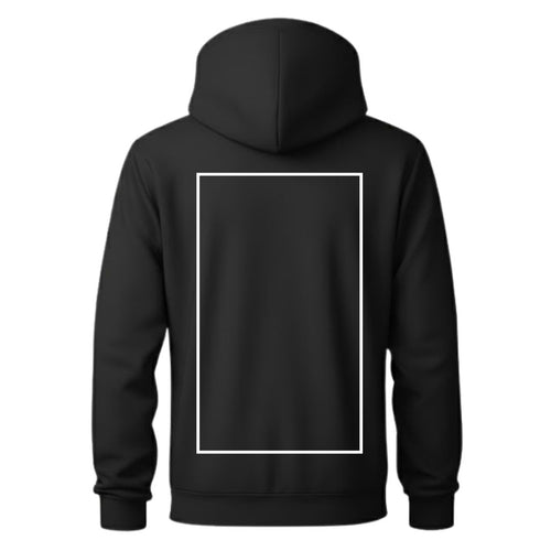 Custom Hoodie – Front Left Logo & Back Print