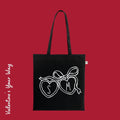 Custom Valentine’s "Locket Initials" Tote Bag