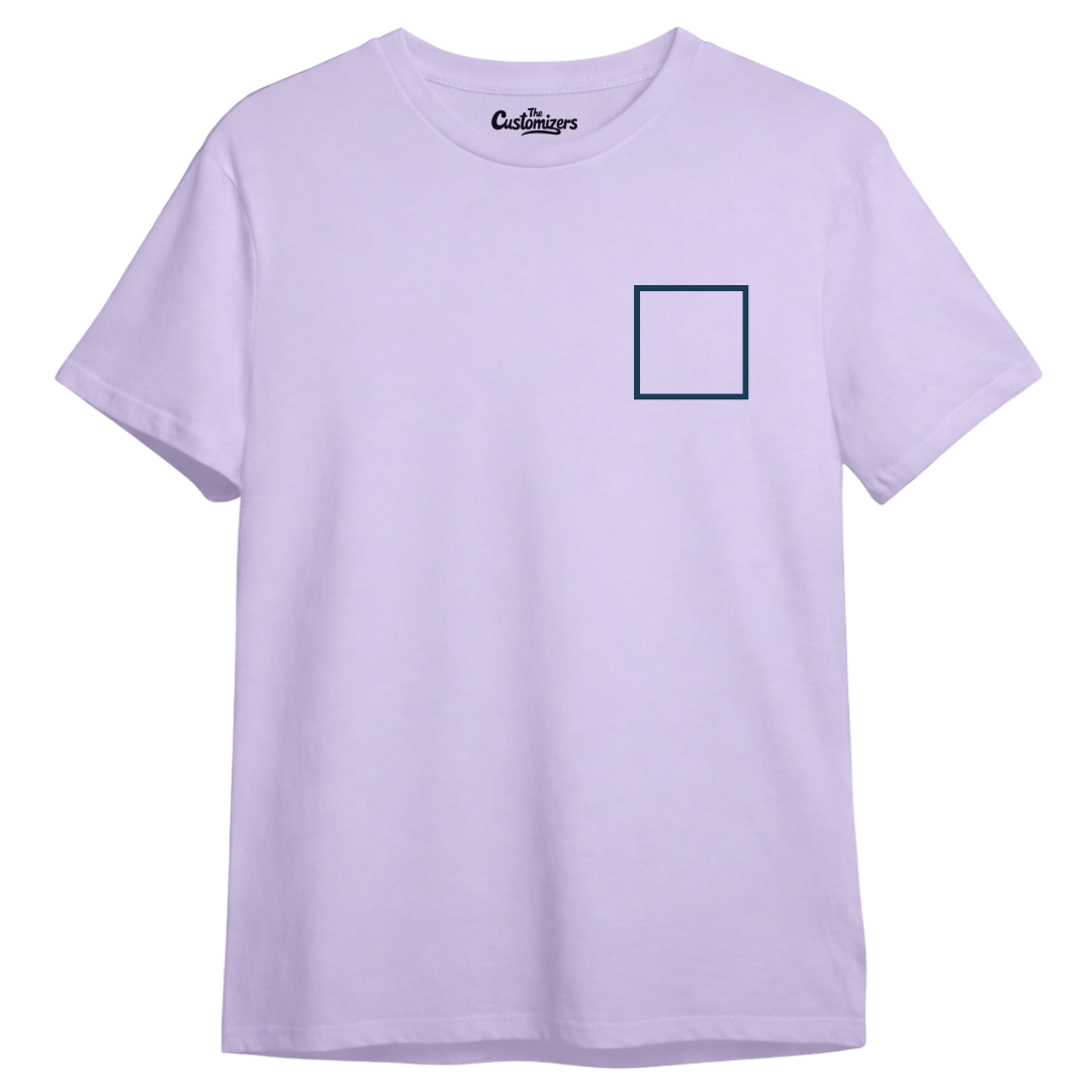 Custom T-Shirt – Front Left Logo & Back Print