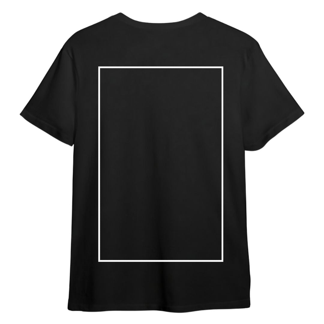 Custom T-Shirt – Front Left Logo & Back Print