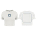 Custom Cropped Top - Front Middle Logo & Full Back Print
