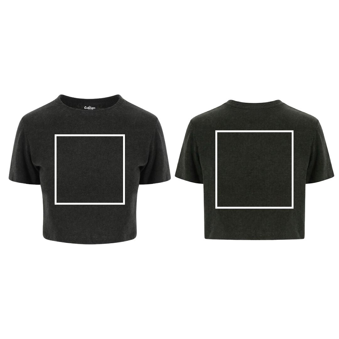 Custom Cropped Top - Full Front & Full Back Print