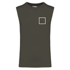 Custom Tank Top - Front Left Logo + Back Full Print