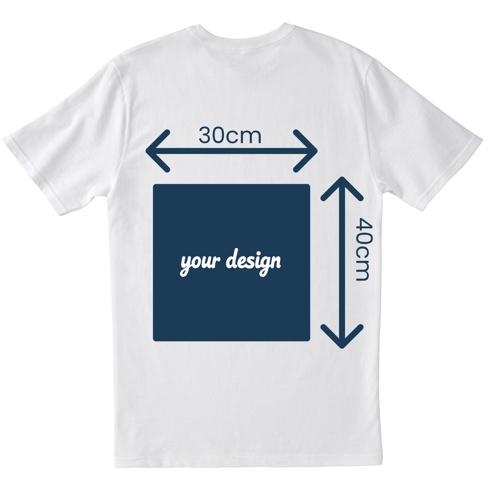 Custom Logo & Back Print T-shirt