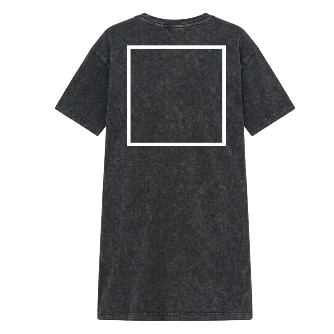 Custom T-shirt Dress - Back Half Print