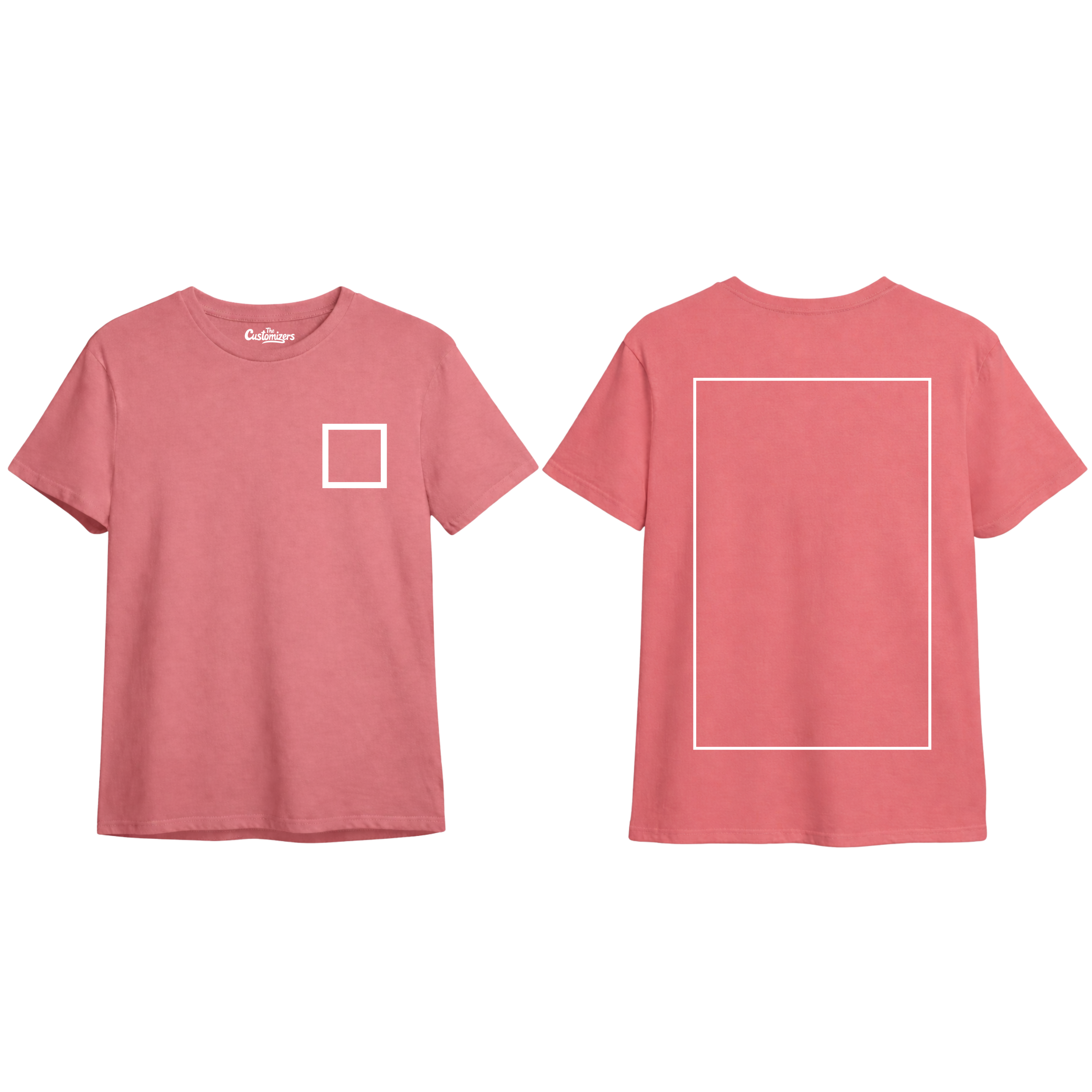 Custom T-Shirt – Front Left Logo & Back Print
