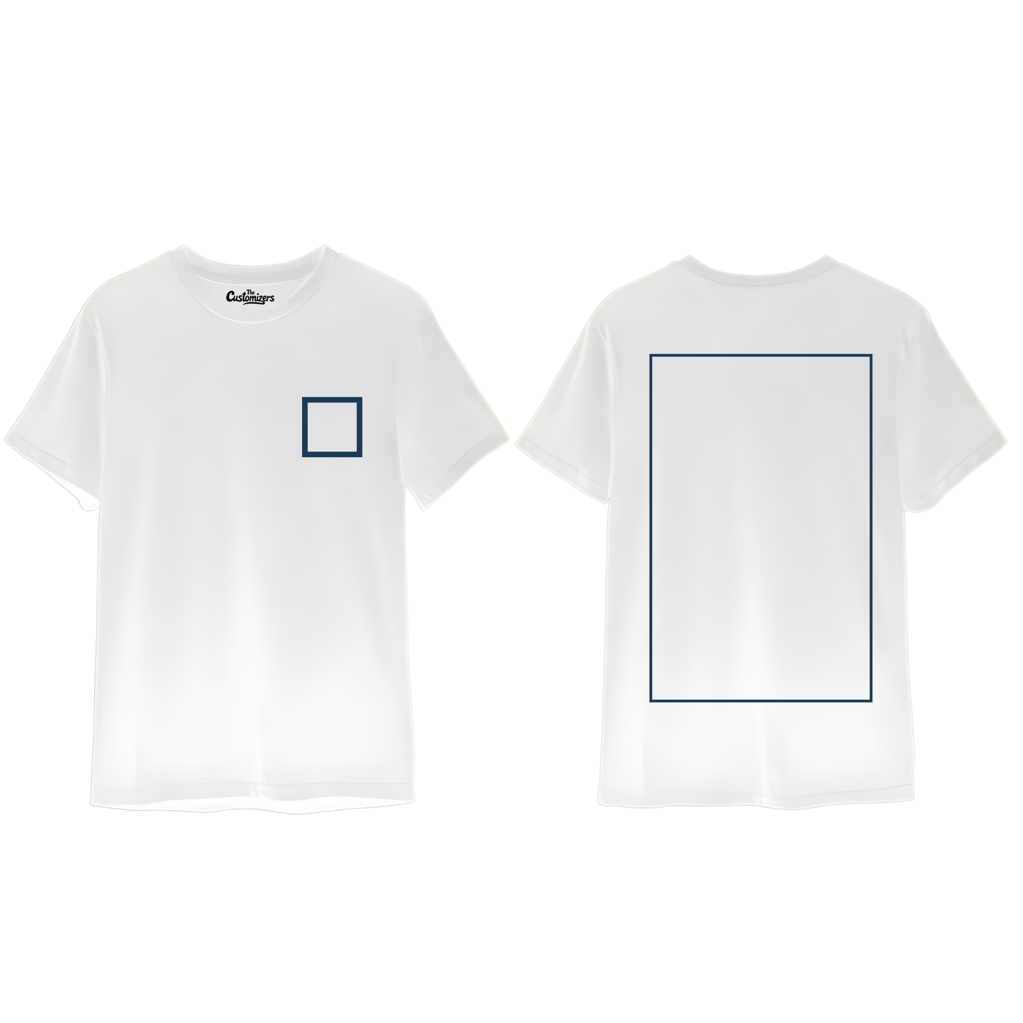 Custom T-Shirt – Front Left Logo & Back Print