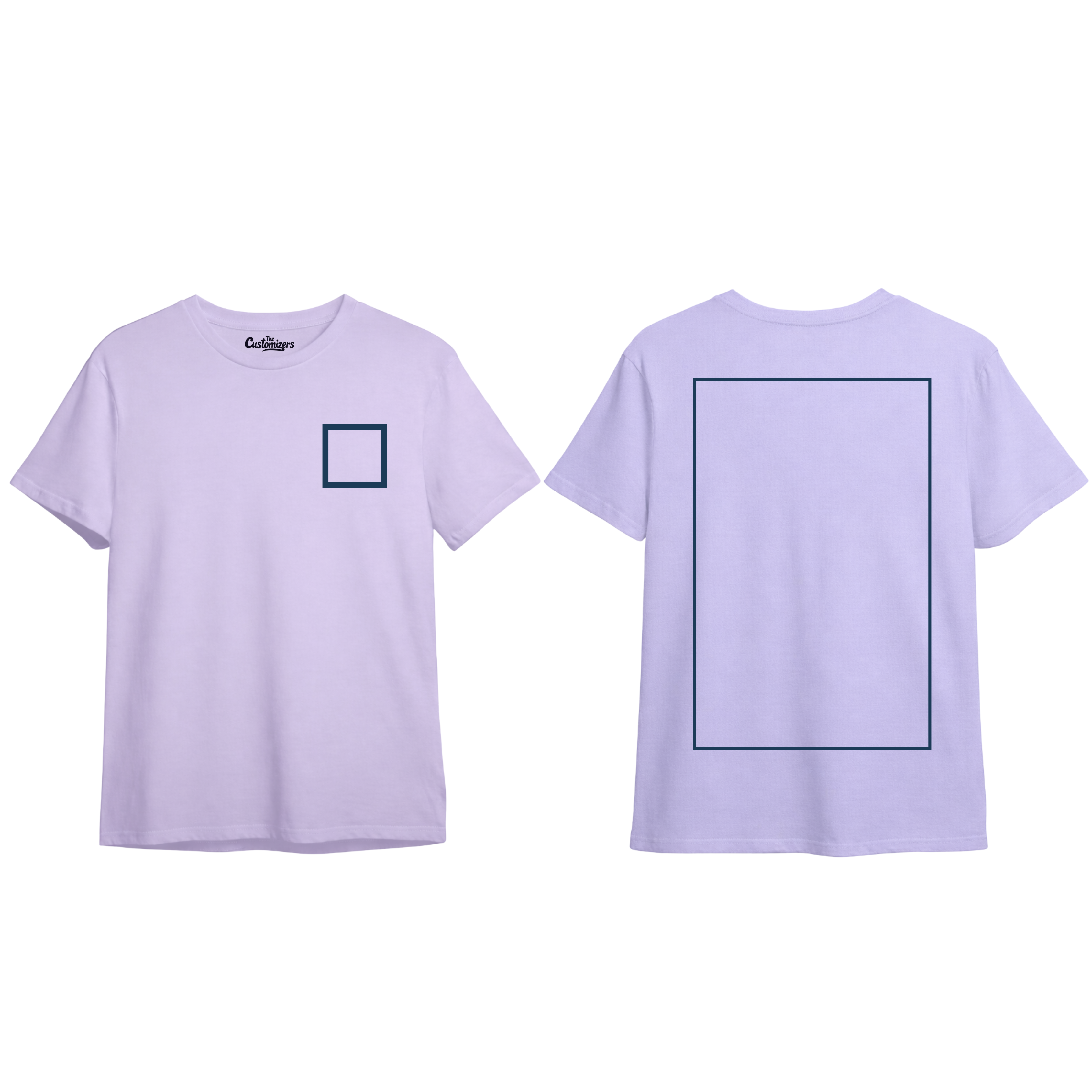 Custom T-Shirt – Front Left Logo & Back Print