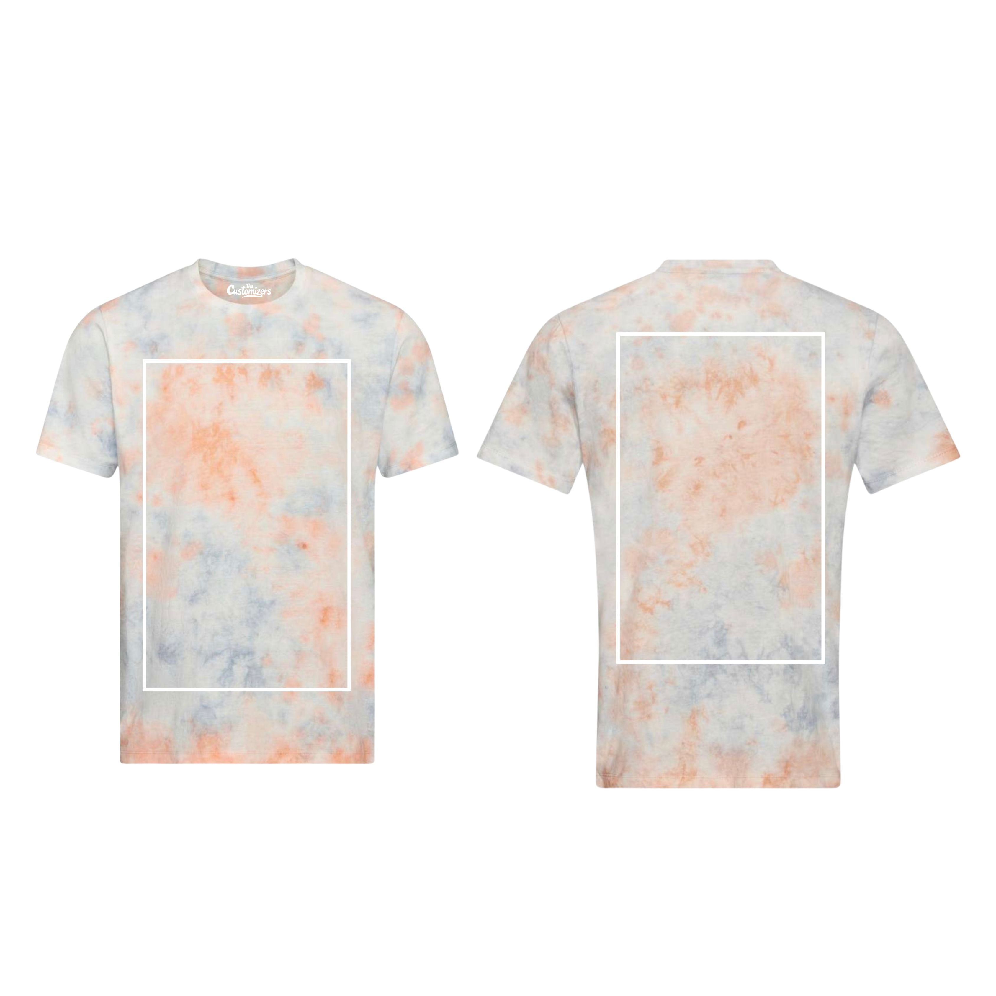 CUSTOM TIE DYE T-SHIRT - Full Front & Back Print