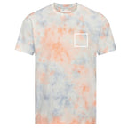 CUSTOM TIE DYE T-SHIRT - Front Left Logo Print