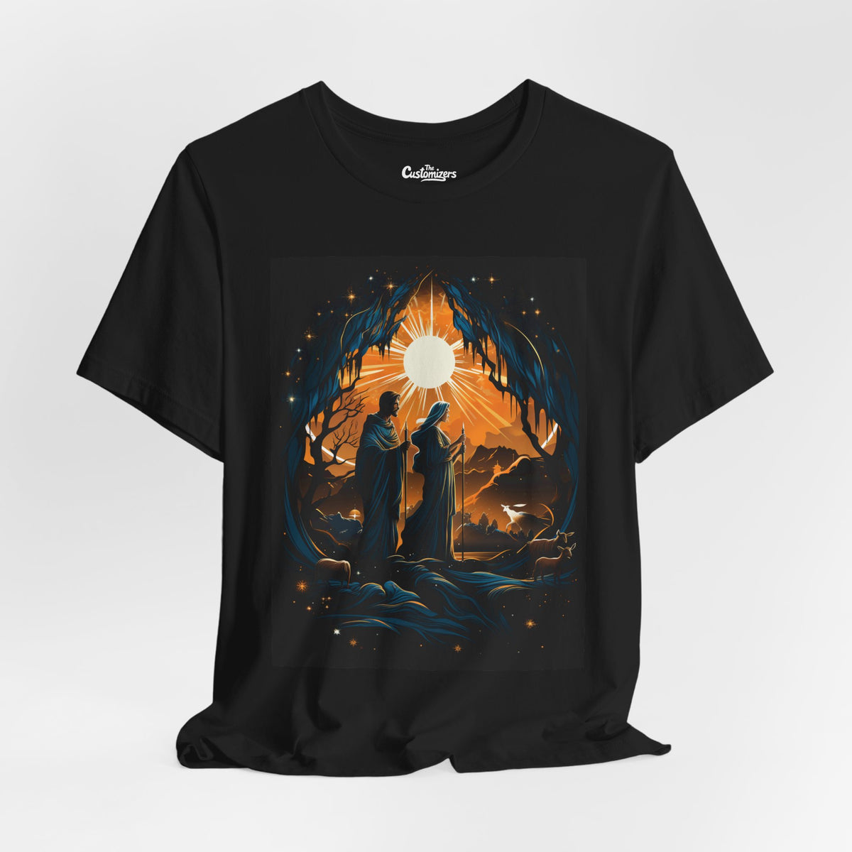 Nativity Star and Shepherds Tee