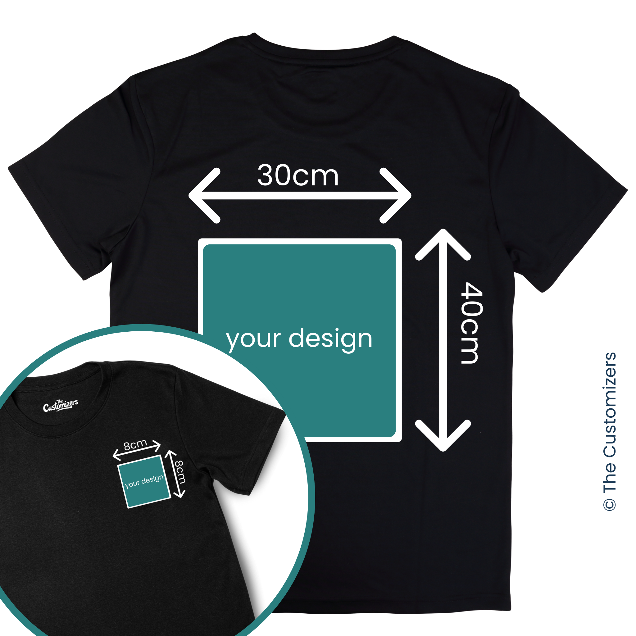 Custom Logo & Back Print T-shirt